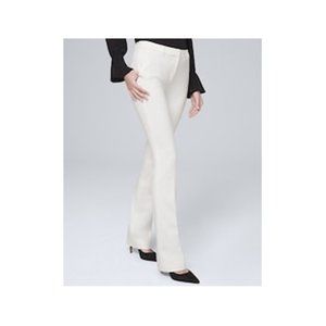 WHBM White Boot Pants - 6 TALL